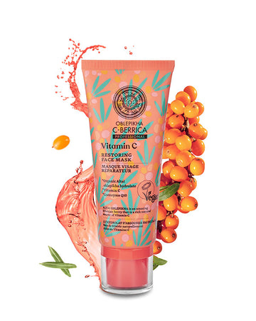 Natura Siberica Oblepikha C-Berrica Vitamin C Restoring Face Mask 100ml